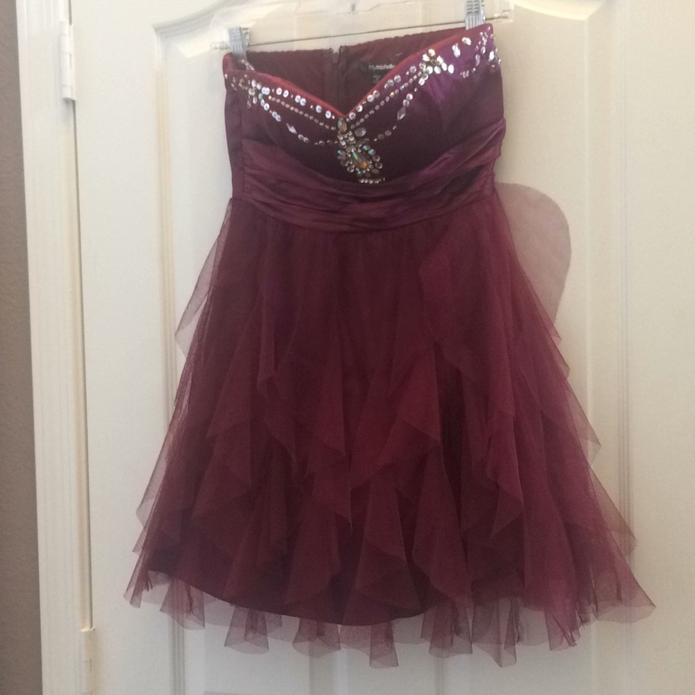 FINAL MARKDOWN MY Michelle strapless junior party/prom dress 3